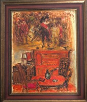 Vöröss Tibor(1911-1999): Enteriőr 1989