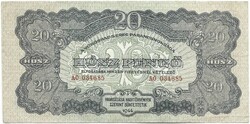 20 pengő 1944 VH. számozás 3 mm. 3.