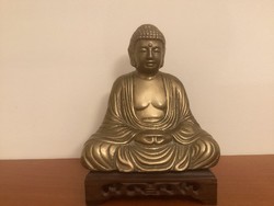 Réz Japán Buddha szobor