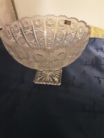 Boat-shaped flawless footed serving tray