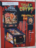 Pinball flyer Data East "Tales from the Crypt" flipper reklám prospektus