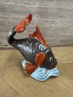 Herendi nagyméretű kínai hal kb 14.5cm hosszú