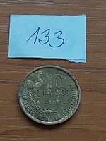FRANCIAORSZÁG 10 FRANK FRANCS 1951 Alumínium-Bronz, KAKAS   #133