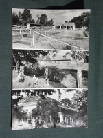 Képeslap,Csokonyavisonta,mozaik,gyógyfürdő,forrás,büfé,üdülő látkép,részlet,1959-