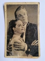 1 db 60 filléres képeslap -  Tolnay Klári és Darvas Iván - 1950-60-as évek - használt