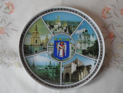 "Kijev" porcelán emlék falitányér