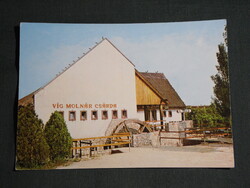 Képeslap,Csopak, Molnár csárda látkép,terasz részlet, 1979-
