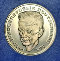 RITKA! 2 márka, Dr. Kurt Schumacher 1984. Verdejel "F"  forgalmi sorból  PP.  (3)