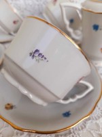 Gyonyoru antik manofules Zsolnay teas keszlet