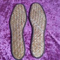 Retro gyékény talpbetét 43-44-es cipőböz, 28,5 cm - nem használt