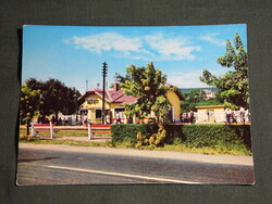 Képeslap,Csopak,Vasútállomás látkép,részlet, 1976-