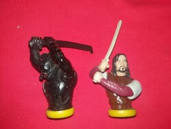 Retro TOLKIEN NEW LINE CINEMA filmgyáras LOTR Gyűrűk Ura figura bust párban egyben képek szerint