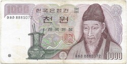 1000 won 1983 Dél Korea 3.