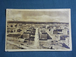 Képeslap,Dunaújváros,Új lakótelep látkép részlet, 1956-