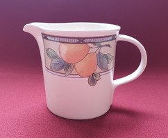 MIKASA In taglio porcelán tej tejszín kiöntő körte mintával mártásos