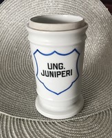 Gyógyszeres patika gyógyszerész porcelán tégely