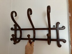 Antik Thonet fogas falra - 3 akasztós