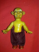 Vintage kaucsukRitka troll / törpe figura 15 cm hiányos ruházatban a képek szerint