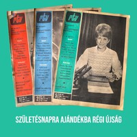 1968 szeptember 16 - 22  /  RTV rádió és televízió újság  /  Szülinapra EREDET újság Ssz.:  36383