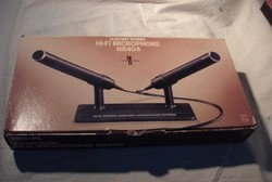 [CAB] Philips N8404 Hi-Fi Stereo mikrofon pár, dob (549)