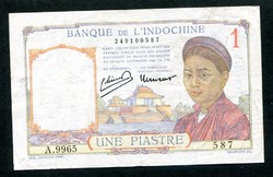 Francia Indokina 1949 1 Piaszter