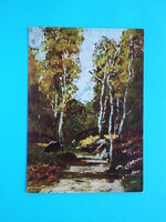 Képeslap (59) - Paál László - Erdei út