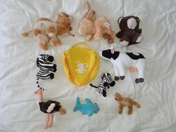 PLÜSS - Plüss gyűjtemény vegyes 10 darabos