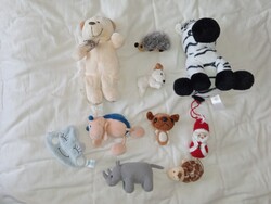 PLÜSS - Plüss gyűjtemény vegyes 10 darabos