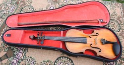 Babós Sándor Hegedű Tokkal Vonóval - mesterhegedű