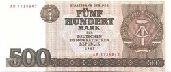 500 márka 1985 NDK Németország UNC