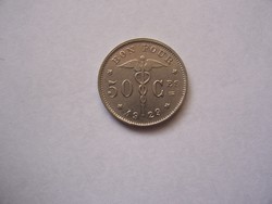 Belgium 50 Centimes 1929  Bon Pour