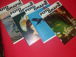 1967.1-2-8-9 szám FOTOGRAFIE német nyelvű fotográfia művész újság magazin 4 db egybe a képek szerint