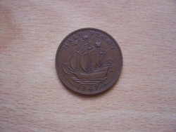 Egyesült Királyság - Anglia  Half (1/2)​ Penny 1947 Georg V.