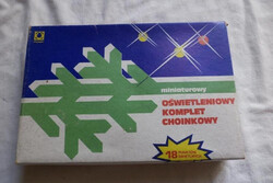 [ACB] Retro karácsonyfa izzósor, dobozos (433)