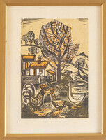 Papp György (1936 - 2020): Tyúkudvar