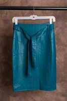 Orsay, női szoknya, türkiz, műbőr, S méret, újszerű