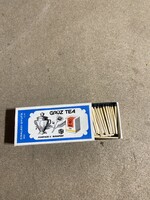 Régi gyufás doboz, Grüz Tea. 2736