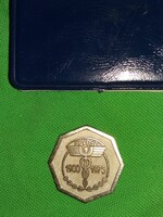 Régi KPVDSZ kitüntetés emlékérme - 75 éves jubileum - tartó tokban a képek szerint