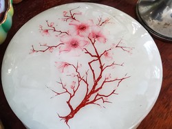 Cherry Blossom Alabaster Bonbonnier, Jewelry Box