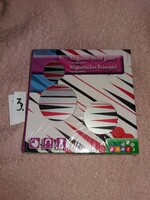 MINŐSÉGI MÁGNESES UTAZÓ Backgammon, más néven Ostábla játék dobozával BONTATLAN a képek szerint 3.