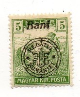 Bélyeg: megszállás, Nagyváradi felülnyomás.