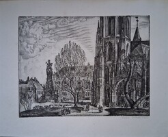 Szabó Vladimir (1905-1991): "Műemlékek a budai várban"