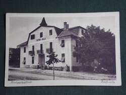 Képeslap,Hévíz gyógyfürdő,Petőfi villa látkép,részlet,Monostory Bp. kiadás 1928-   -lilás-