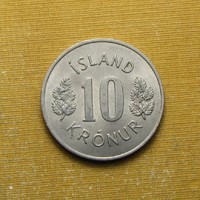 Izland 1971 10 Kronor