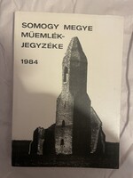 Somogy megye műemlék jegyzéke 1984 c könyv