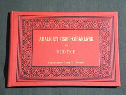 Képeslap,Leporelló,lapozó,Abaliget cseppkőbarlang és vidéke,Papp L. fotó,Millenium kiadás ,1896-