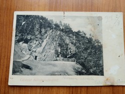 Erdély, Bálványosfürdő, Torjai büdösbarlang, 1905, Divald fotó, bérmentesítve Turull 5 filléres