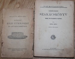 2 db régi szakácskönyv