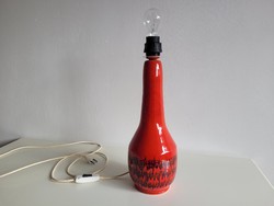 Régi retro nagy méretű kerámia lámpa mid century lámpa lámpatest