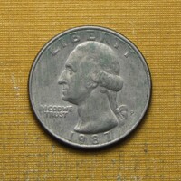 USA 1987 1/4 Dollár 25 cent